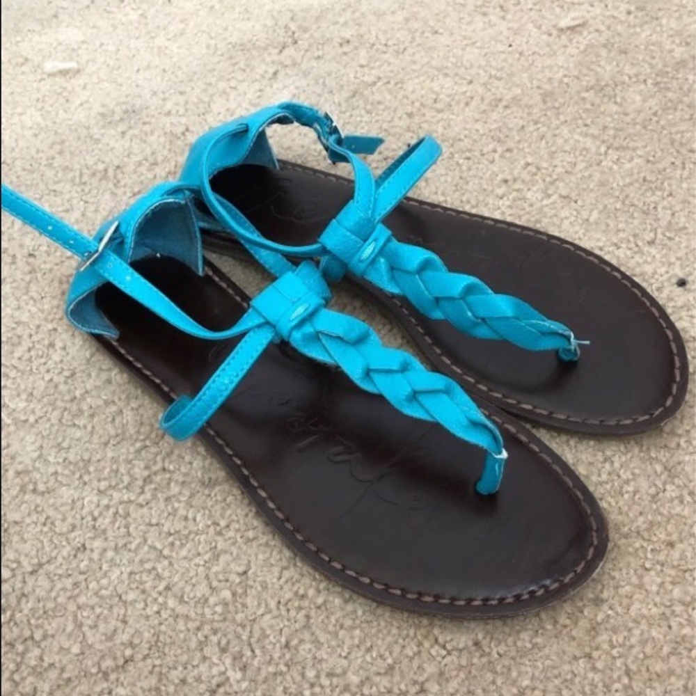 Teal Sandals